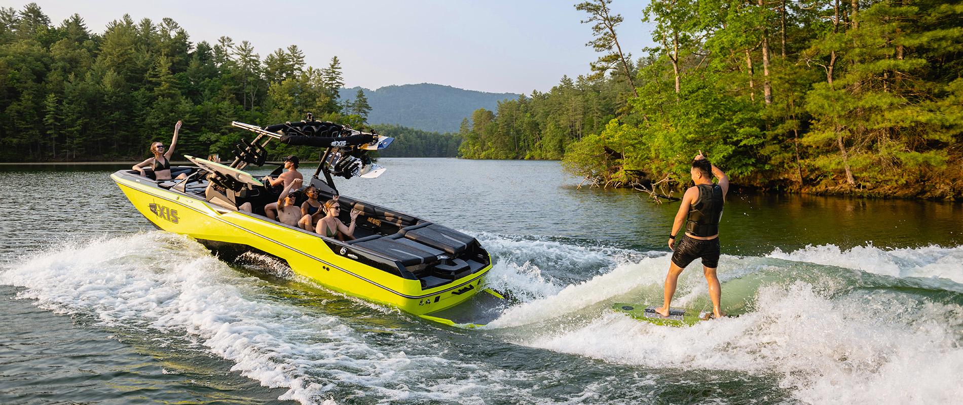 Axis Wake boats by Malibu available on Lake Muskoka in Bracebridge